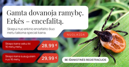 Skiepai nuo erkiniuo encefalito